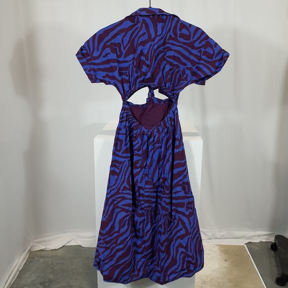 Anthropologie Twist Waist Midi Shirt Dress Size XS - Picture 3 of 6